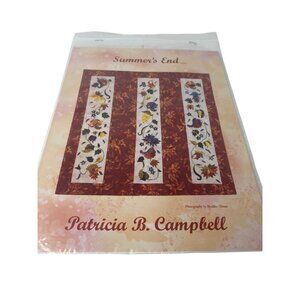 Summers End Quilt Pattern Kit By Patricia B. Campbell Jacobean‎ Botanicals 2001
